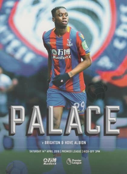 Crystal Palace v Brighton and Hove Albion  14-Apr-2018