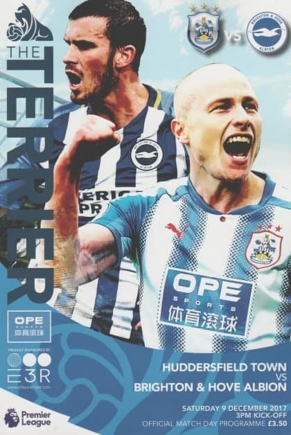 Huddersfield Town v Brighton and Hove Albion  09-Dec-2017