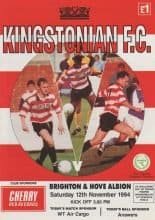 Kingstonian v Brighton & Hove Albion 12-Nov-1994