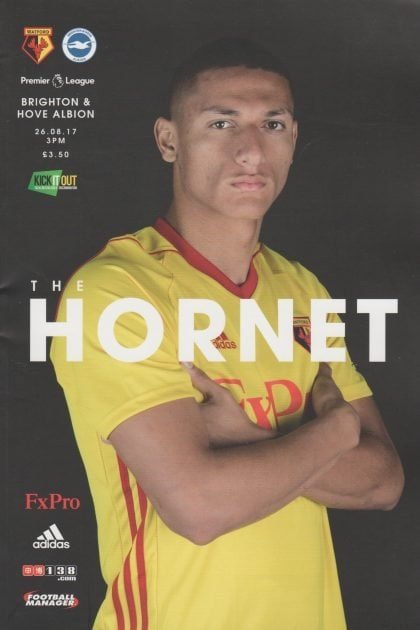 Watford v Brighton and Hove Albion  26-Aug-2017