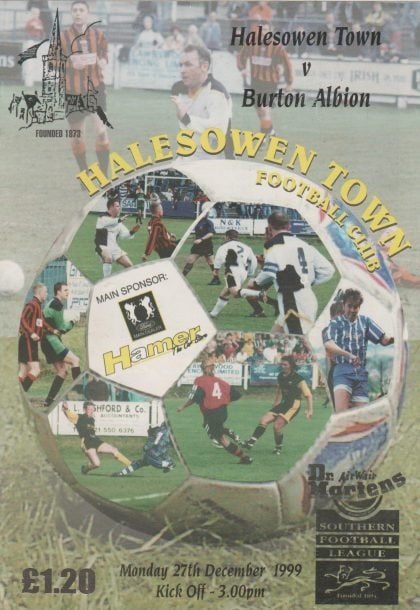 Halesowen Town v Burton Albion   27-Dec-1999