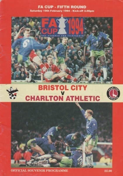 Bristol City v Charlton Athletic 19-Feb-1994