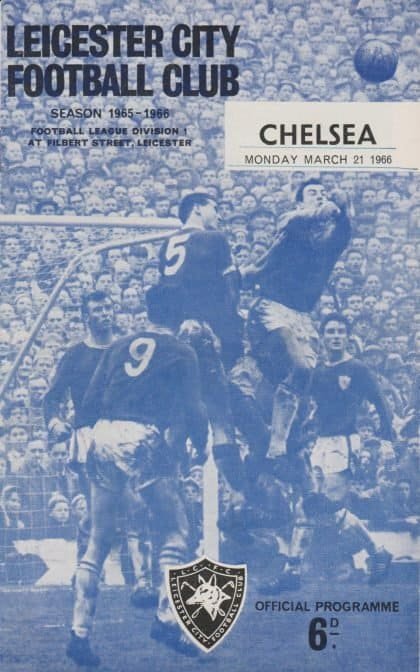 Leicester City v Chelsea  21-Mar-1966