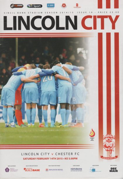 Lincoln City v Chester 14-Feb-2015