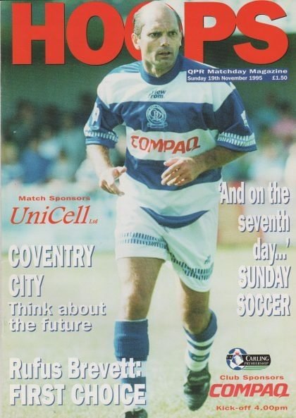 Queens Park Rangers v Coventry City 19-Nov-1995