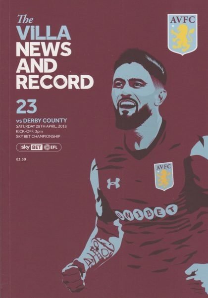 Aston Villa v Derby County 28-Apr-2018