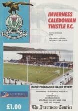 Inverness Caledonian Thistle v East Fife 24-Oct-1998
