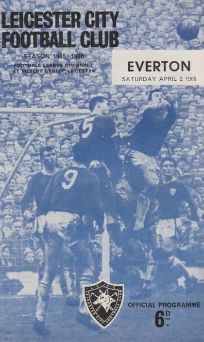 Leicester City v Everton  02-Apr-1966