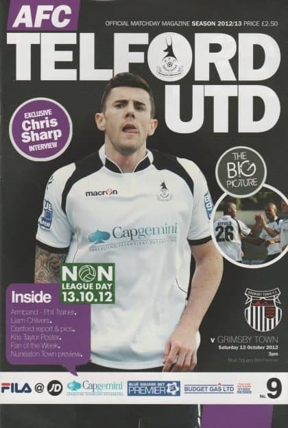 AFC Telford United v Grimsby Town 13-Oct-2012