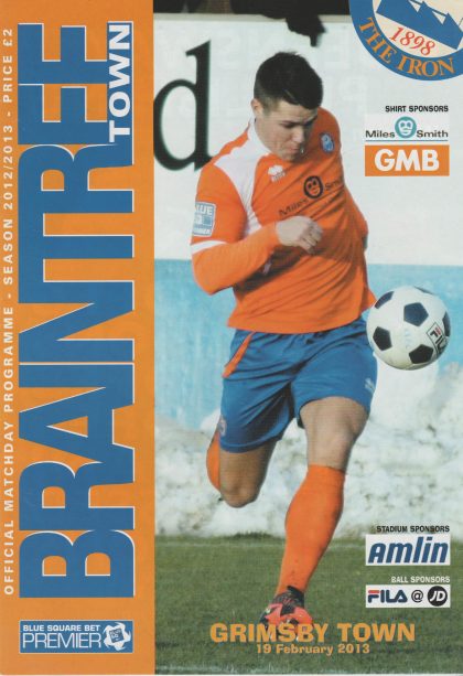 Braintree Town v Grimsby Town 19-Feb-2013