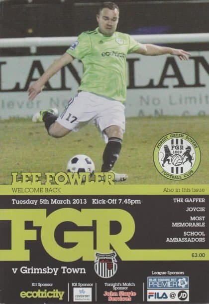 Forest Green Rovers v Grimsby Town 05-Mar-2013