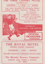 Barnsley v Hull City 28-Sep-1960