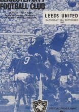 Leicester City v Leeds United 18-Sep-1965