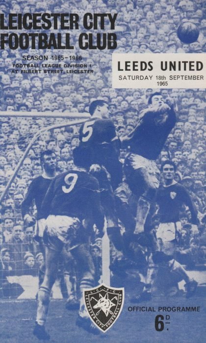 Leicester City v Leeds United 18-Sep-1965