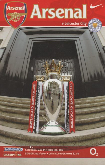Arsenal v Leicester City 15-May-2004