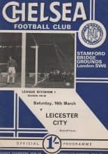 Chelsea v Leicester City 16-Mar-1968