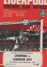 Liverpool v Leicester City 24-Feb-1968