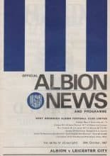 West Bromwich Albion v Leicester City 28-Oct-1967