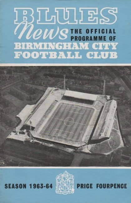 Birmingham City v Leicester City 04-Sep-1963