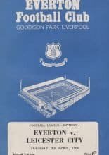 Everton v Leicester City 09-Apr-1968