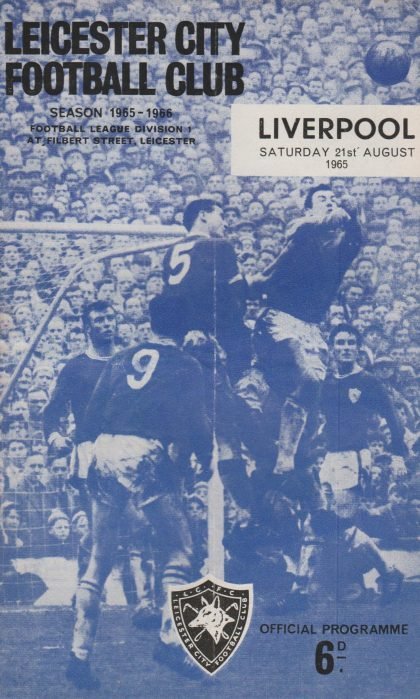 Leicester City v Liverpool 21-Aug-1965