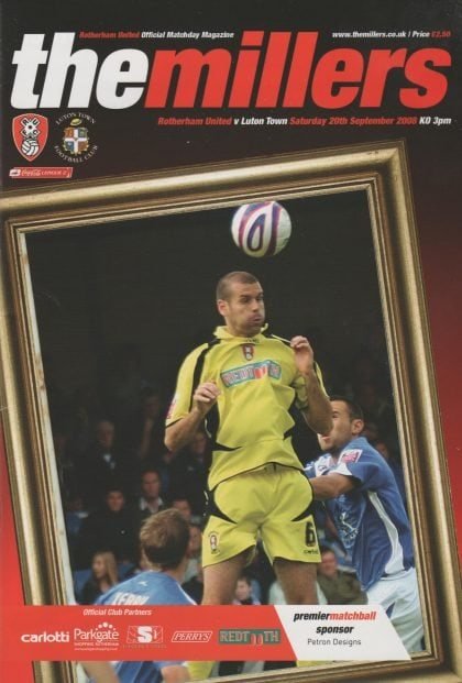 Rotherham United v Luton Town 20-Sep-2008