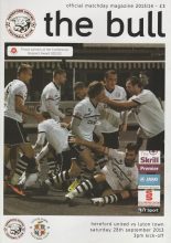 Hereford United v Luton Town 28-Sep-2013