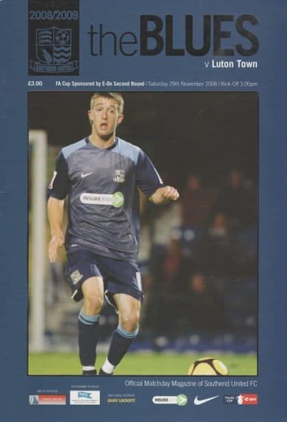 Southend United v Luton Town 29-Nov-2008