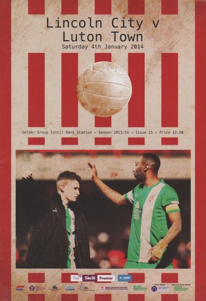 Lincoln City v Luton Town 04-Jan-2014