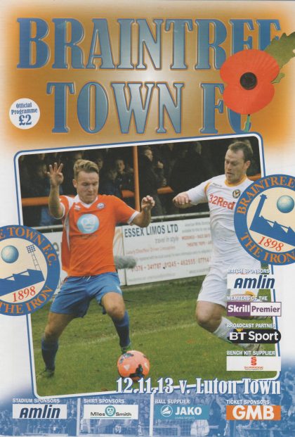 Braintree Town v Luton Town 12-Nov-2013