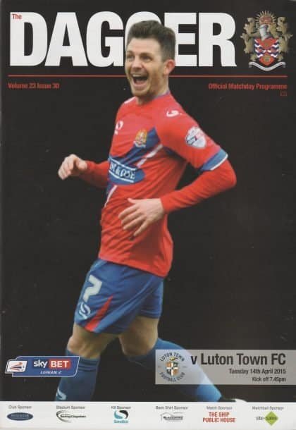 Dagenham & Redbridge v Luton Town 14-Apr-2015