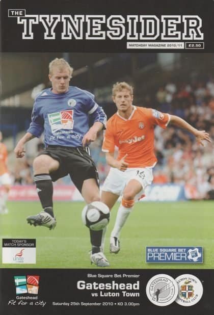 Gateshead v Luton Town 25-Sep-2010