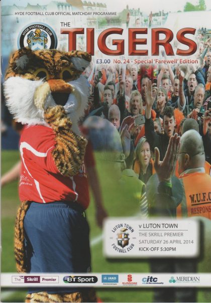Hyde United v Luton Town  26-Apr-2014