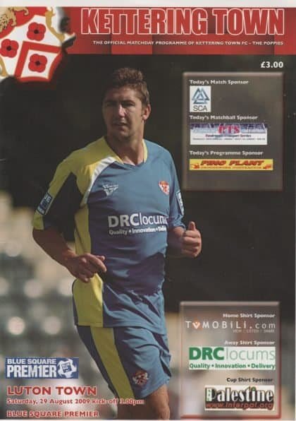 Kettering Town v Luton Town  29-Aug-2009
