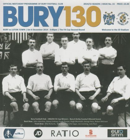 Bury v Luton Town 06-Dec-2014