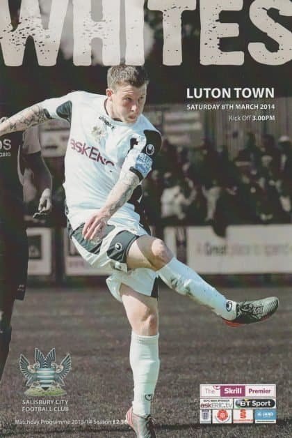 Salisbury City v Luton Town 08-Mar-2014