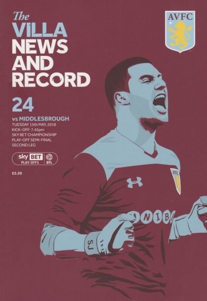 Aston Villa v Middlesbrough  15-May-2018