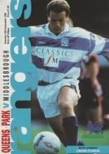 Queens Park Rangers v Middlesbrough 19-Sep-1992