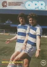 Queens Park Rangers v Middlesbrough 05-Mar-1983