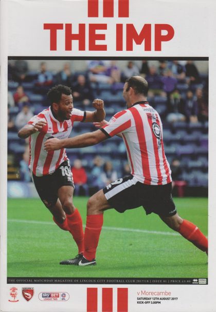 Lincoln City v Morecambe  12-Aug-2017