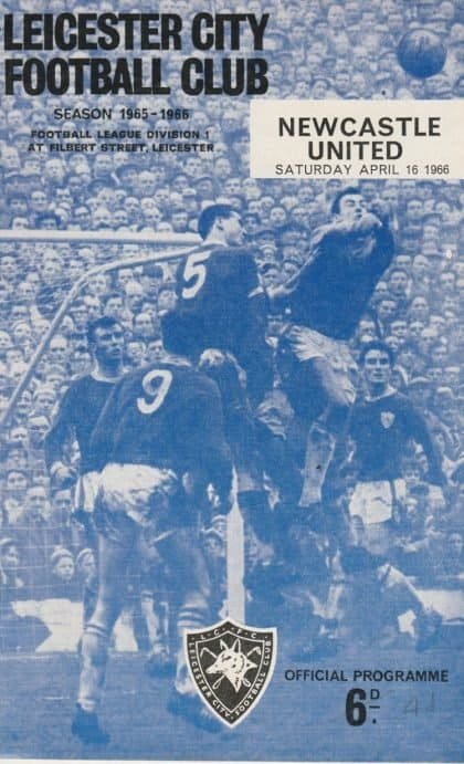 Leicester City v Newcastle United 16-Apr-1966