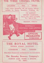Barnsley v Newport County 24-Apr-1961