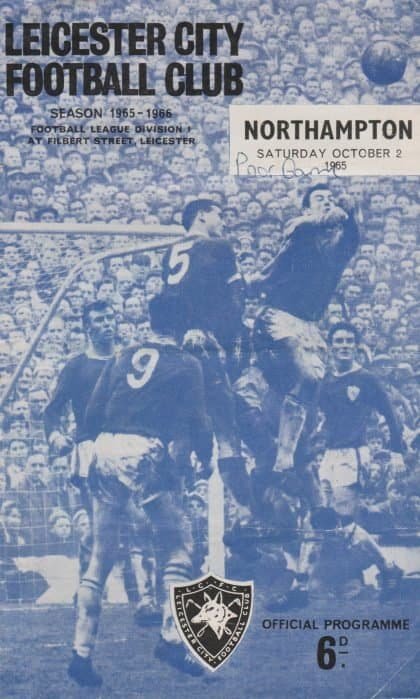 Leicester City v Northampton Town  02-Oct-1966