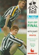 Notts County v Brighton & Hove Albion  02-Jun-1991