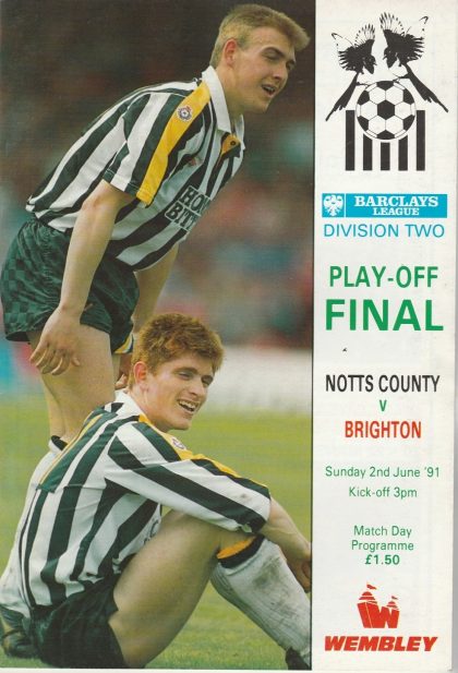 Notts County v Brighton & Hove Albion  02-Jun-1991