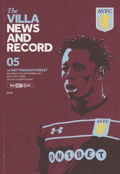 Aston Villa v Nottingham Forest 23-Sep-2017