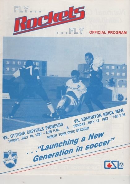 North York Rockets v Edmonton Brick Men   12-Jul-1987