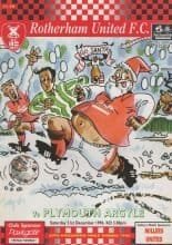 Rotherham United v Plymouth Argyle 21-Dec-1996