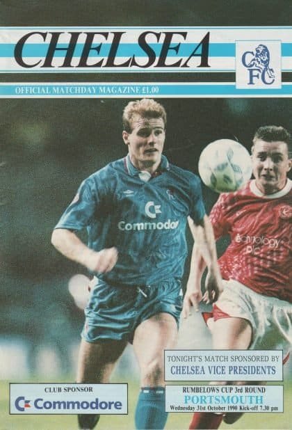Chelsea v Portsmouth 31-Oct-1990