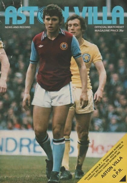 Aston Villa v Queens Park Rangers 20-Mar-1979